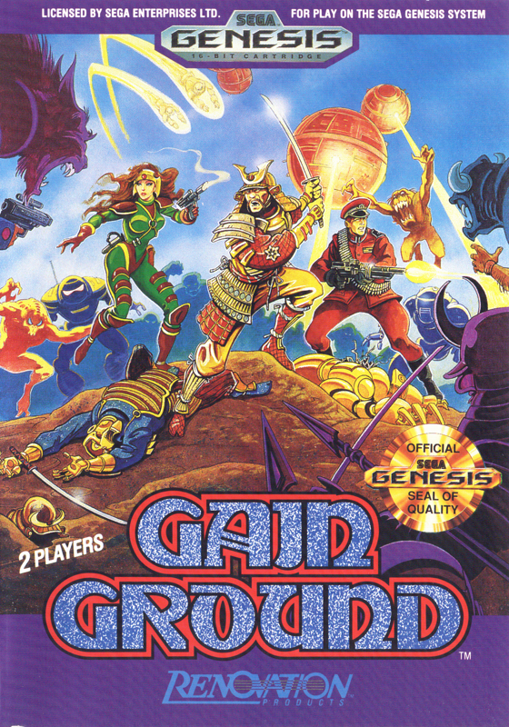 Gain Ground box art for Sega Genesis